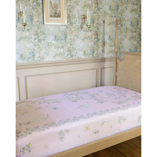 Single Bed Fitted Sheet, In Bloom Pink - Sheets - 3