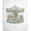Reversible Quilt, Hot Air Ballon / Carousel Blue - Quilts - 3