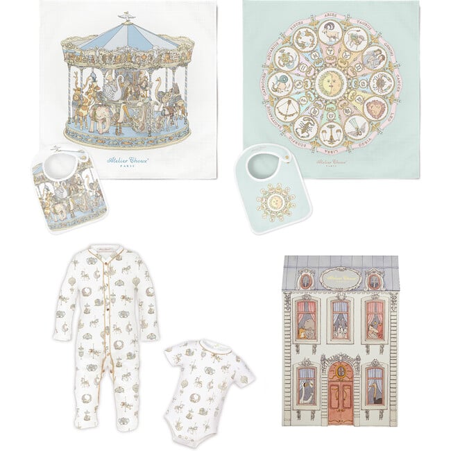 Luxury Gift Set, Full Carousel Blue Maisonette