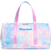 Personalized Kids Duffle Bag, Pink Tie Dye - Luggage - 1 - thumbnail