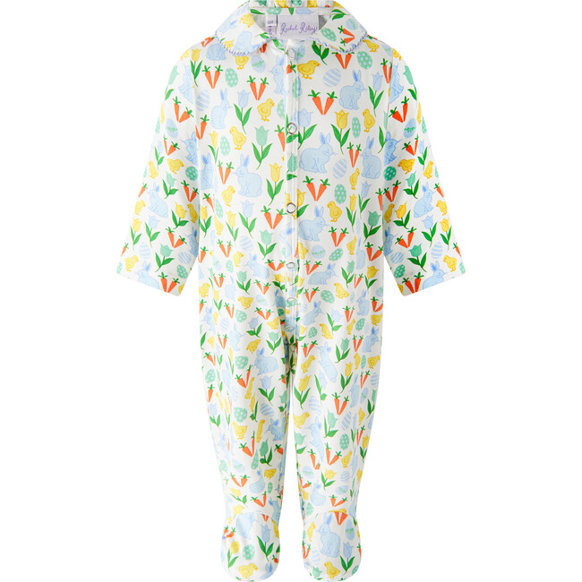 Spring Meadows Footie, Blue