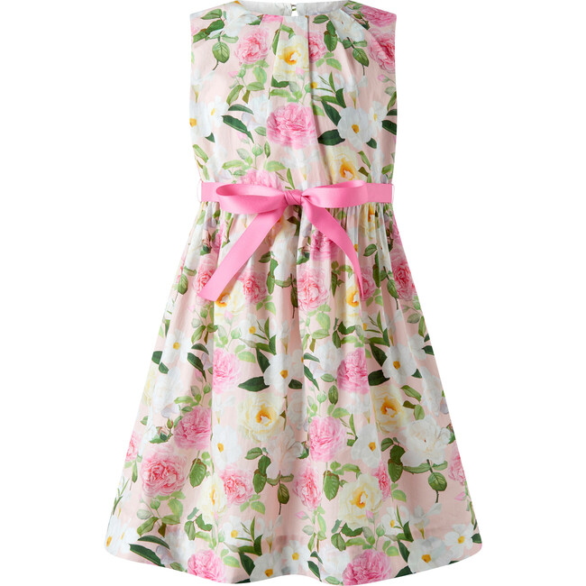 Rose Sash Dress, Pink