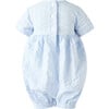 Seersucker Bubble, Blue - Rompers - 2 - thumbnail