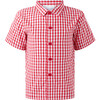 Gingham Shirt, Red - Button Downs - 1 - thumbnail