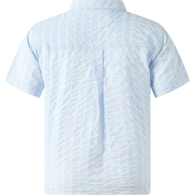 Seersucker Shirt, Blue