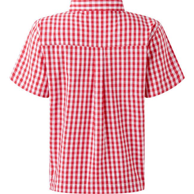 Gingham Shirt, Red