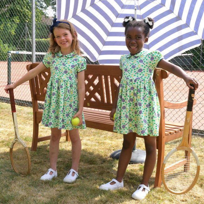 Summer Sport Jersey Dress, Green - Dresses - 3