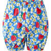 Strawberry Button-Front Dress and Bloomers, Blue - Dresses - 3