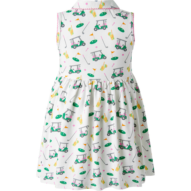 Golf Jersey Dress, White