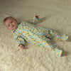 Spring Meadows Footie, Blue - Onesies - 3 - thumbnail