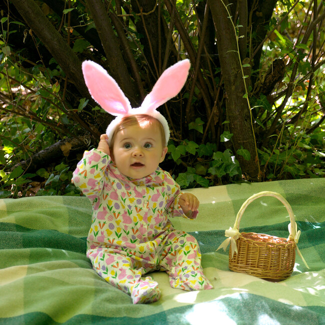 Spring Meadows Footie, Pink - Onesies - 3