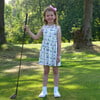 Golf Jersey Dress, White - Dresses - 3 - thumbnail