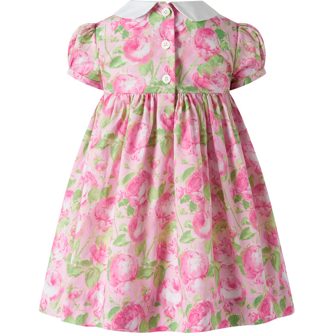 Classic Rose Smocked Dress and Bloomers, Pink