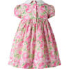 Classic Rose Smocked Dress and Bloomers, Pink - Dresses - 2 - thumbnail