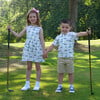 Golf Jersey Dress, White - Dresses - 4 - thumbnail