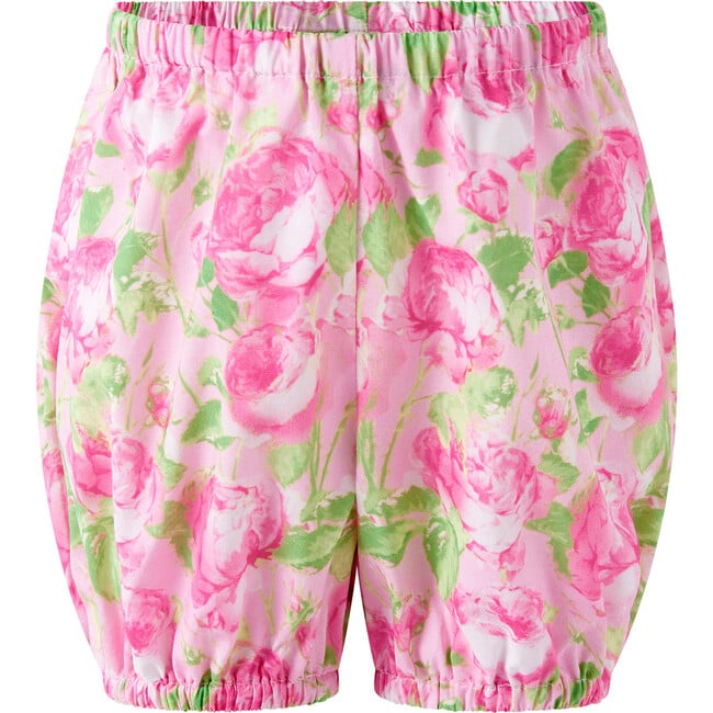 Classic Rose Smocked Dress and Bloomers, Pink - Dresses - 3