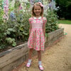 Classic Rose Smocked Dress, Pink - Dresses - 3 - thumbnail