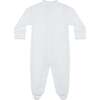 White Bubble Baby Footie Pink - Footie Pajamas - 2