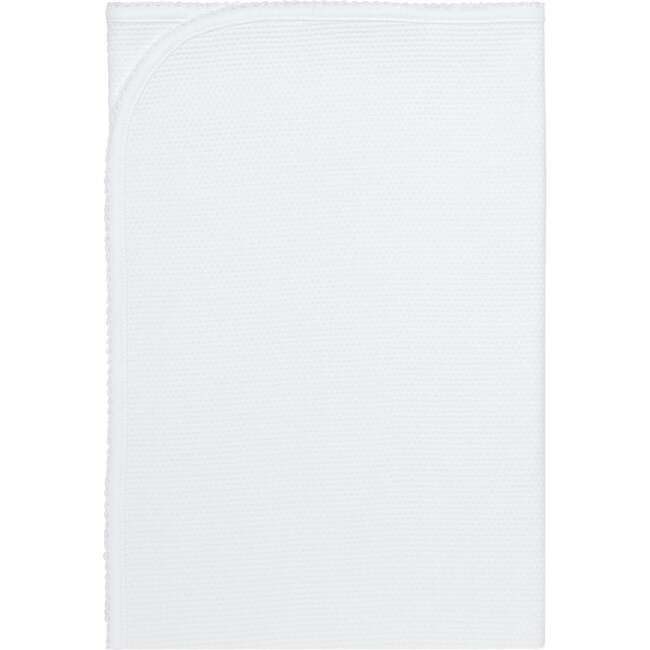 White Bubble Baby Blanket White