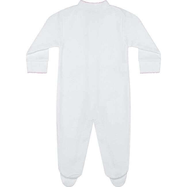 White Bubble Baby Footie Blue - Footie Pajamas - 3