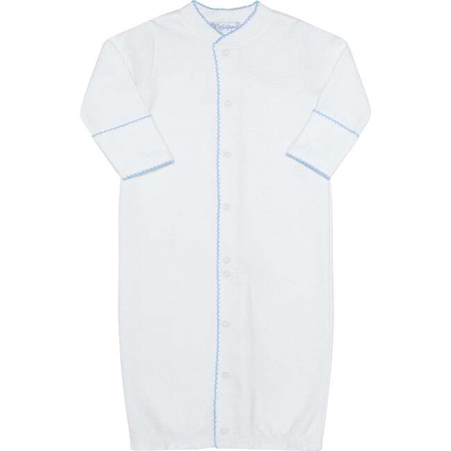 White Bubble Baby Converter Gown White - Nightgowns - 4