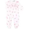 Sweetheart Smocked Footie Pink - Footie Pajamas - 1 - thumbnail