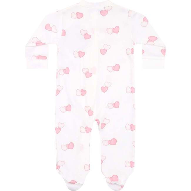Sweetheart Zipper Footie Pink