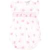 Sweetheart Woven Smocked Bubble Pink - Rompers - 2 - thumbnail