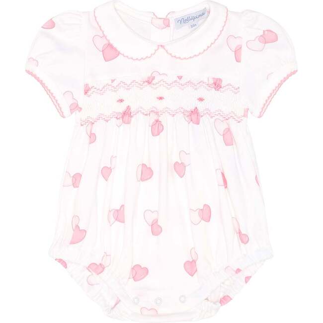 Sweetheart Smocked Bubble Pink