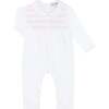Signature Smocked Girls Playsuit White - Rompers - 1 - thumbnail