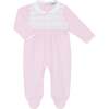 Signature Smocked Girls Footie Pink - Footie Pajamas - 1 - thumbnail