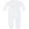 Signature Smocked Girls Footie White - Footie Pajamas - 2