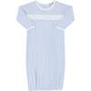 Signature Smocked Boys Gown Blue - Nightgowns - 1 - thumbnail