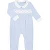 Signature Smocked Boys Playsuit Blue - Rompers - 1 - thumbnail