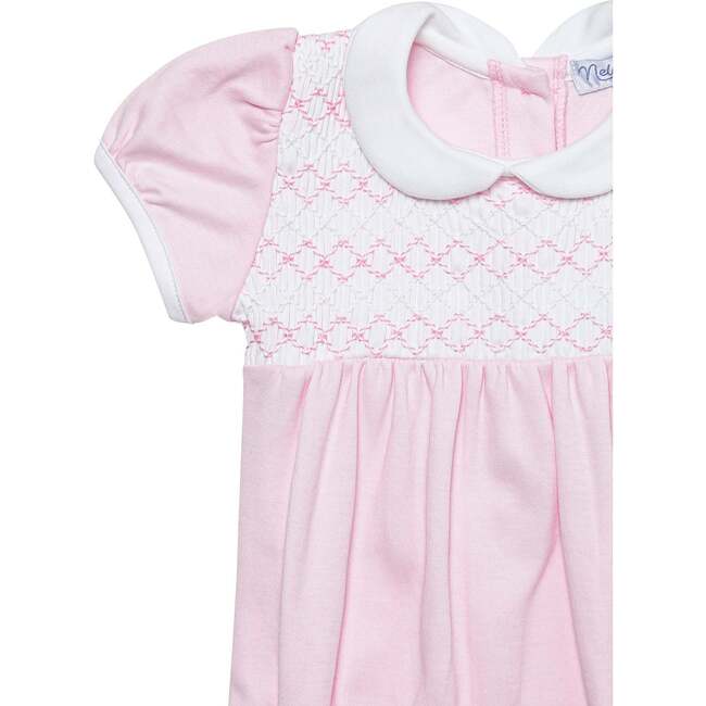 Signature Smocked Girls Bubble Pink