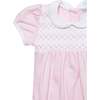 Signature Smocked Girls Bubble Pink - Rompers - 2 - thumbnail