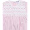 Signature Smocked Girls Gown Pink - Nightgowns - 2