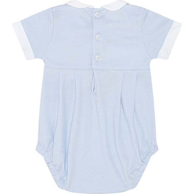Signature Smocked Boys Bubble Blue