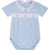 Sailboat Smocked Bubble Blue - Rompers - 1 - thumbnail