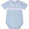 Sailboat Smocked Bubble Blue - Rompers - 2 - thumbnail