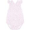 Pink Cheetah Print Ruffle Bubble Pink - Rompers - 1 - thumbnail