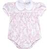 Pink Bears Trellace Smocked Bubble Pink - Rompers - 1 - thumbnail