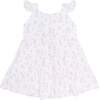 Pink Bunny Toile Ruffle Dress Pink - Dresses - 2