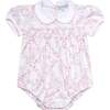 Pink Bears Trellace Smocked Bubble Pink - Rompers - 2