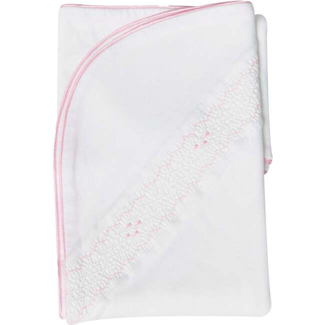Nella Smocked Girl Blanket Pink Smocked