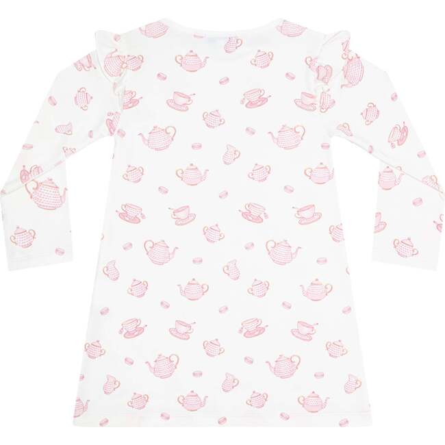 Petite Tea Time Print Playtime Dress Pink