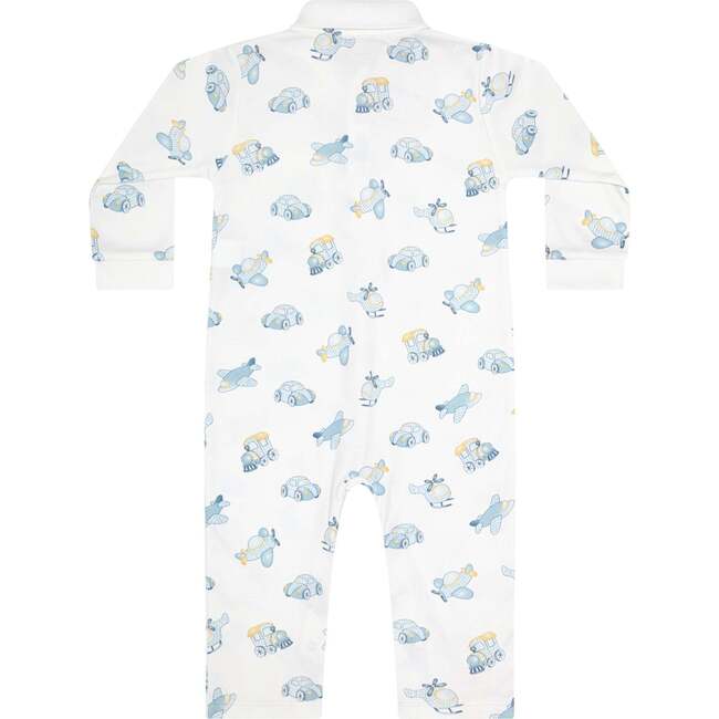 Mini Voyages Romper long sleeve Blue