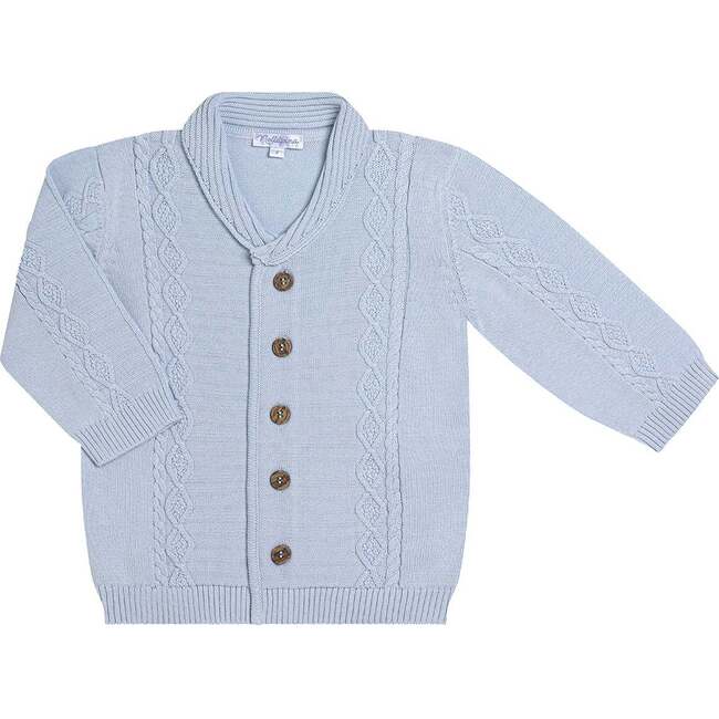 London Knit Cardigan Blue