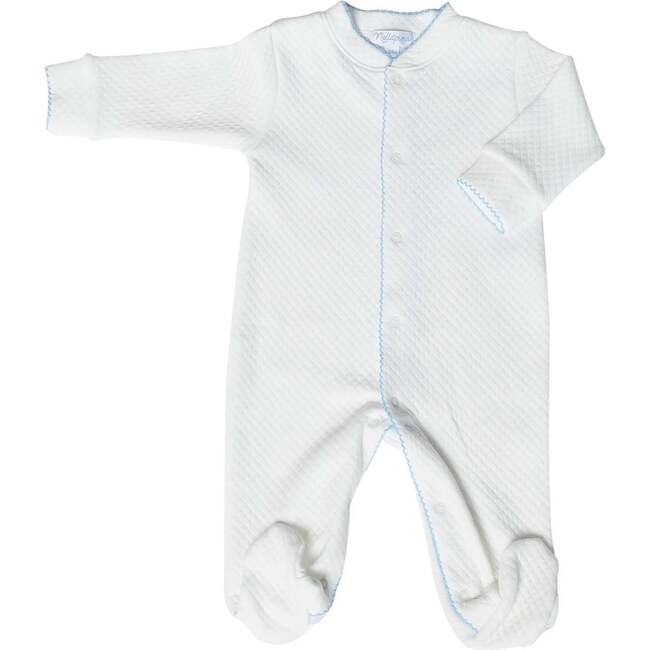 Milano Baby Footie Blue - Footie Pajamas - 4