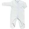 Milano Baby Footie Blue - Footie Pajamas - 4